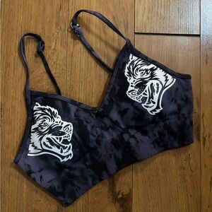 Darc Sport Black Sports Bra with Elegant Design